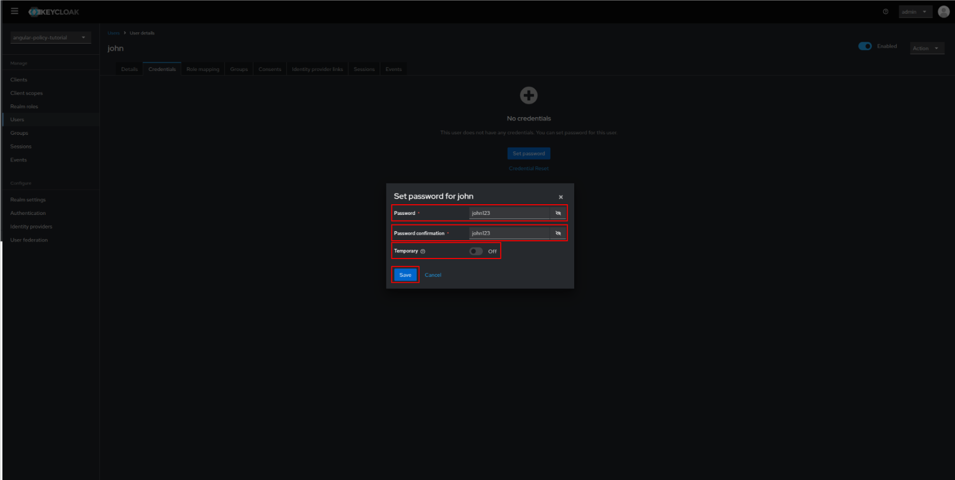 keycloak user01 create page 04
