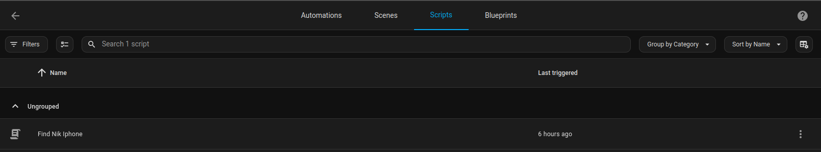 find phone script